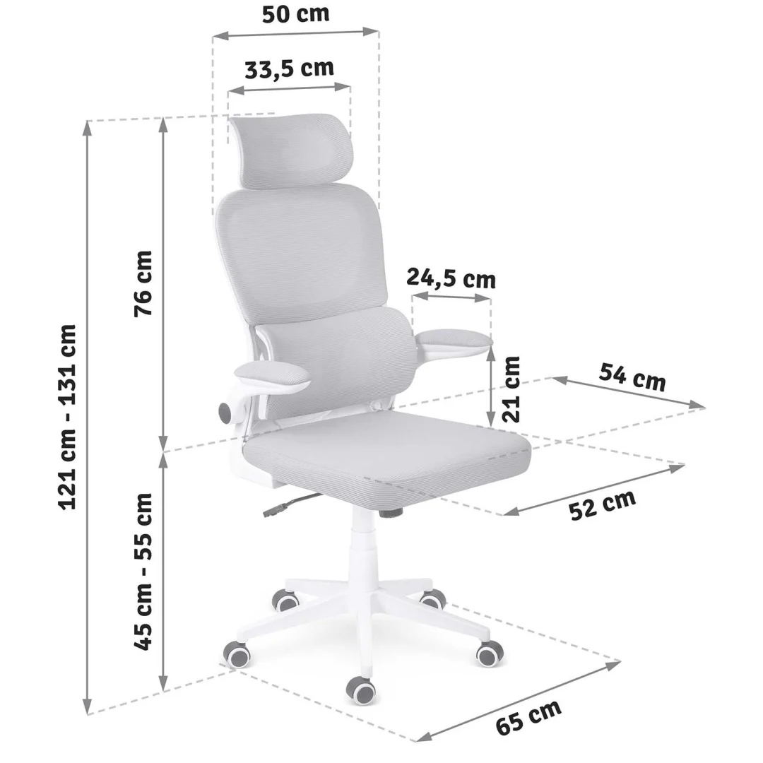 Sofotel Formax Micro-Net uredska stolica siva_13