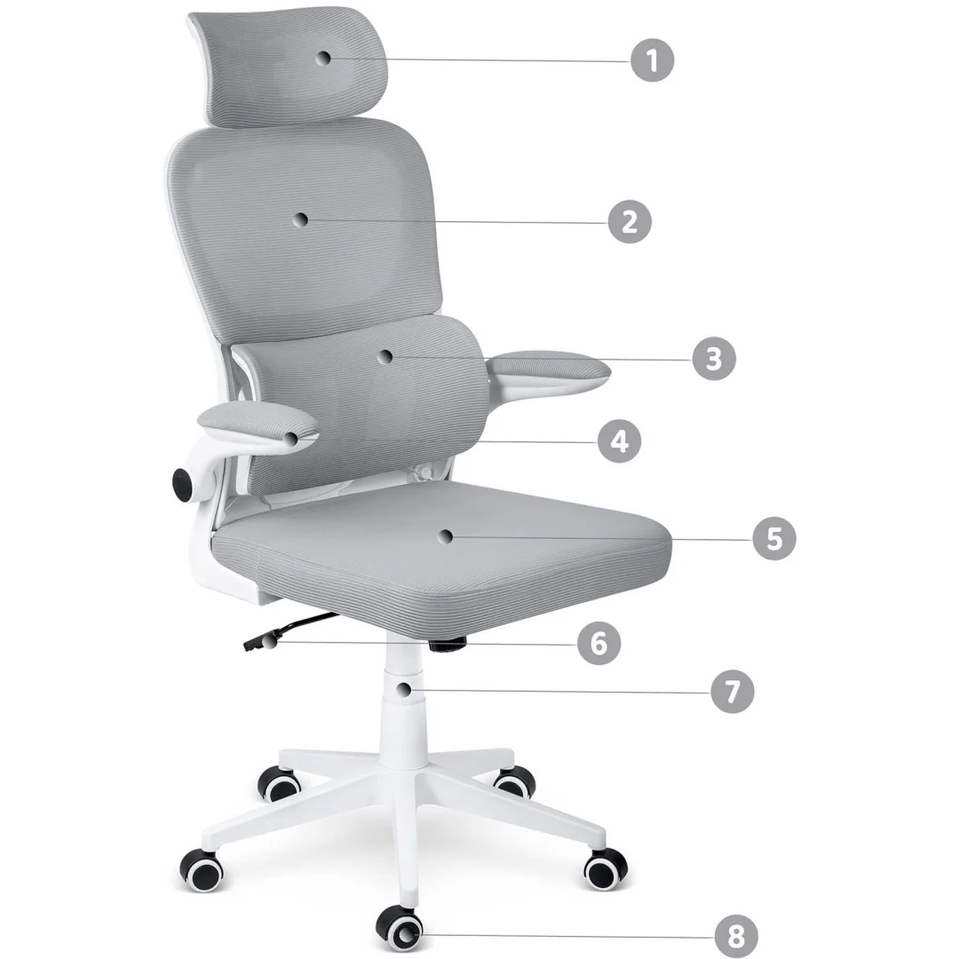 Sofotel Formax Micro-Net uredska stolica siva_6