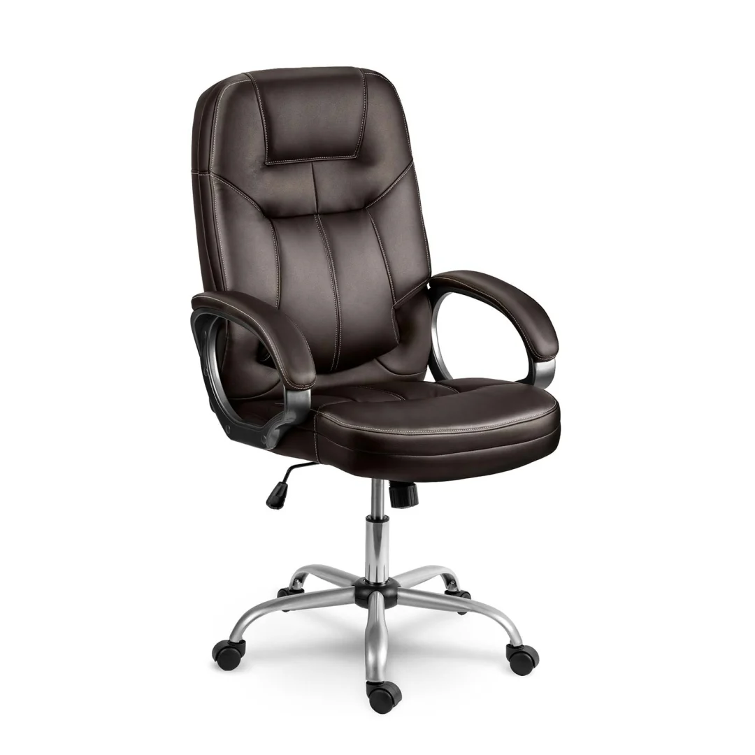 Sofotel tamnosmeđa okretna uredska stolica, tamnosmeđa, var. 355-DARK-BROWN_2