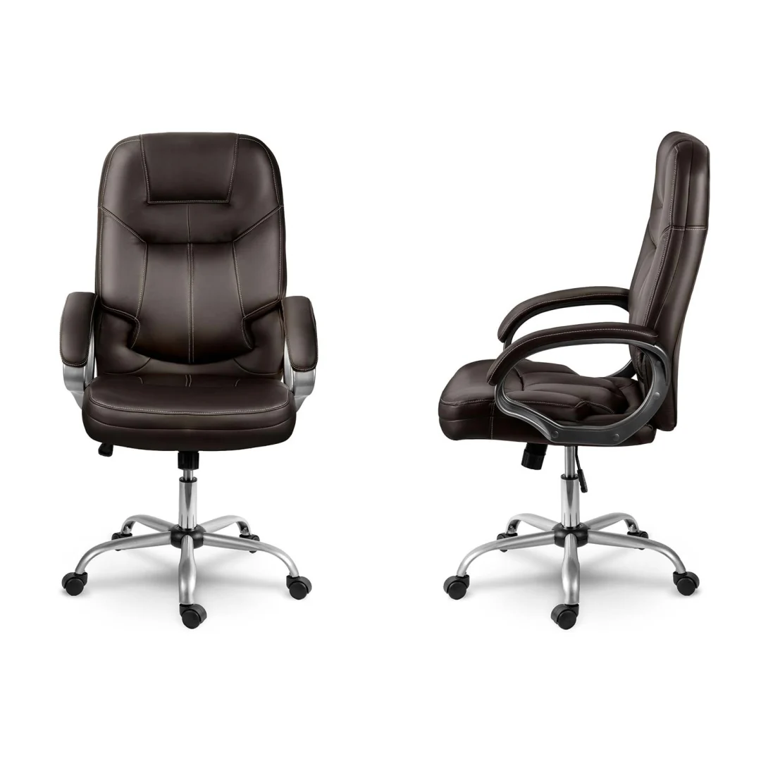 Sofotel tamnosmeđa okretna uredska stolica, tamnosmeđa, var. 355-DARK-BROWN_3