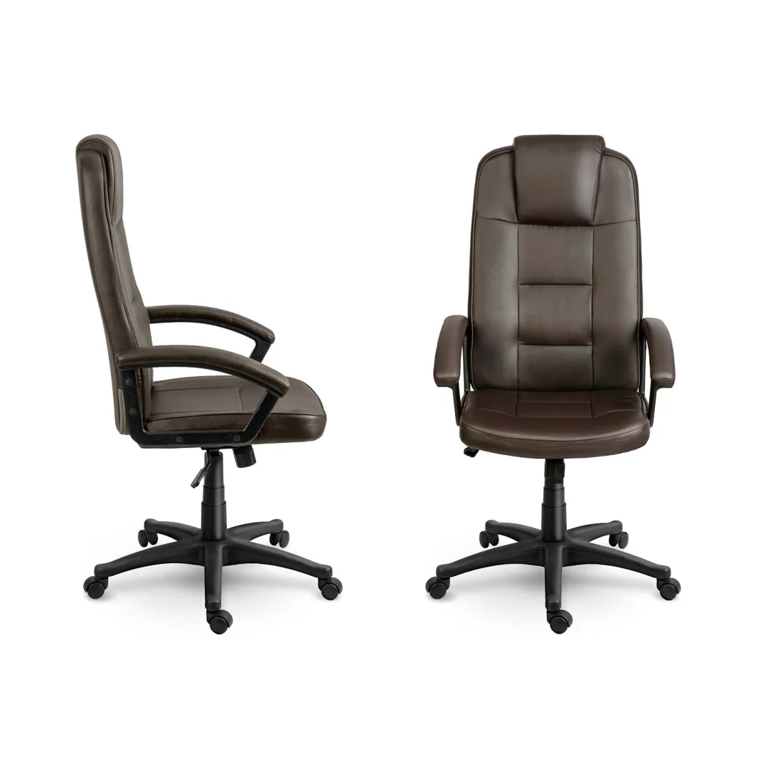 Sofotel tamnosmeđa okretna uredska stolica, tamnosmeđa, var. 402C-DARK-BROWN_3