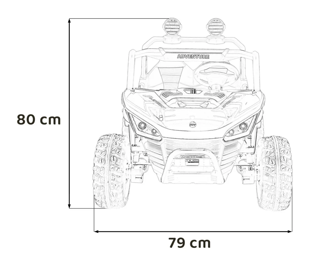 Speedy 4x4 buggy na akumulator, crveni_2