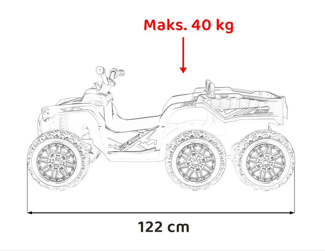 Sport TX ATV quad na akumulator, crni_2