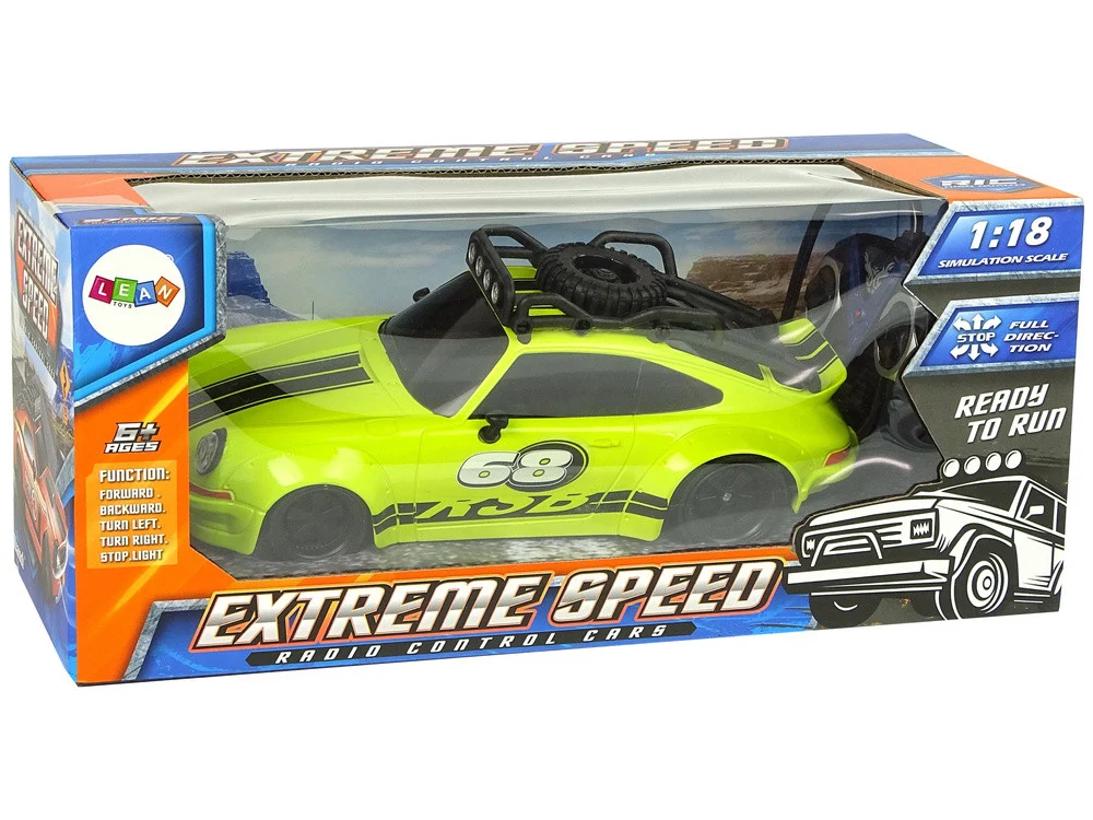 Sportski automobil 1:18 Zeleni rezervni kotač Pilot_7