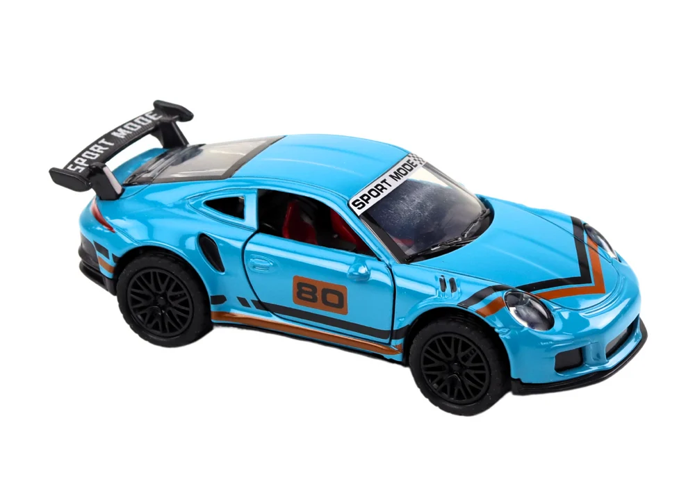 Sportski automobil 1:32 Akcijska figura Plavi spojler Metal_2