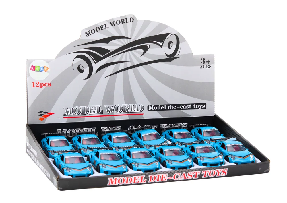 Sportski automobil 1:32 Akcijska figura Plavi spojler Metal_3