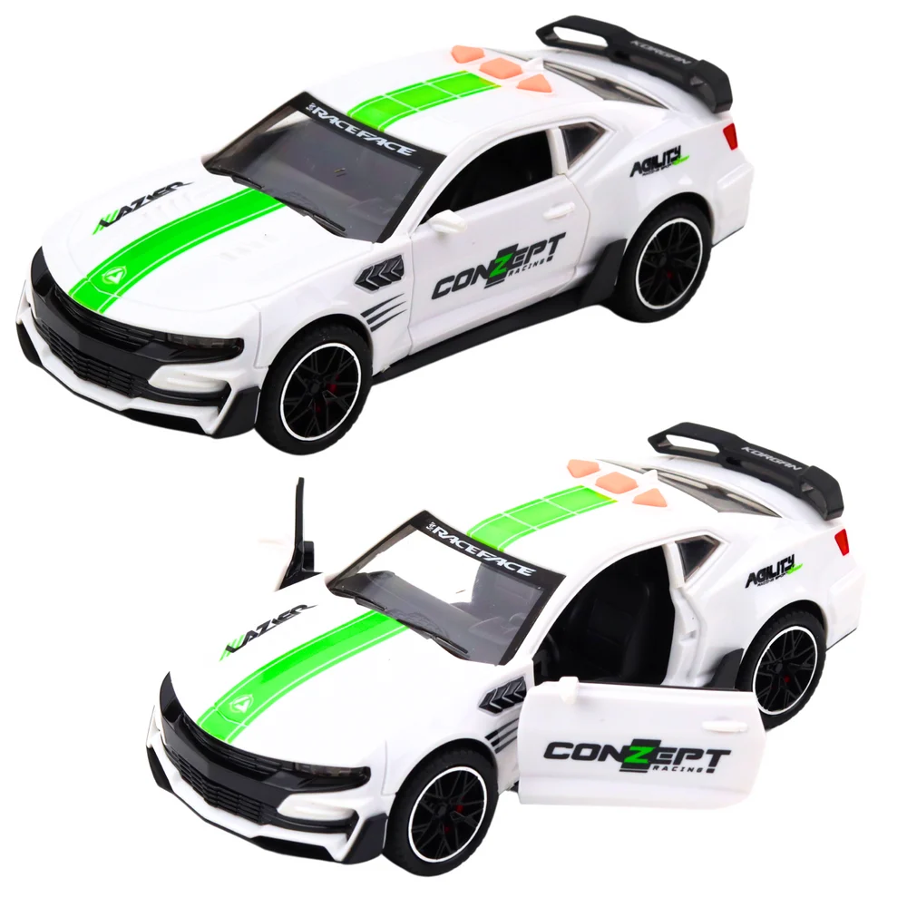 Sportski automobil Lazer, otvarajuća vrata, svjetla i zvuk, 17,5 cm_5