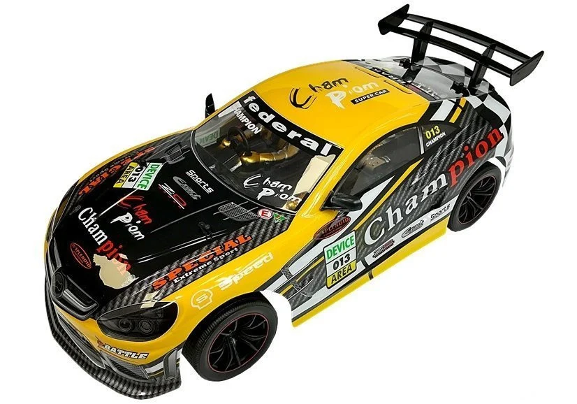 Sportski automobil na daljinsko upravljanje 2,4 GHz, žuti, 1:10_3