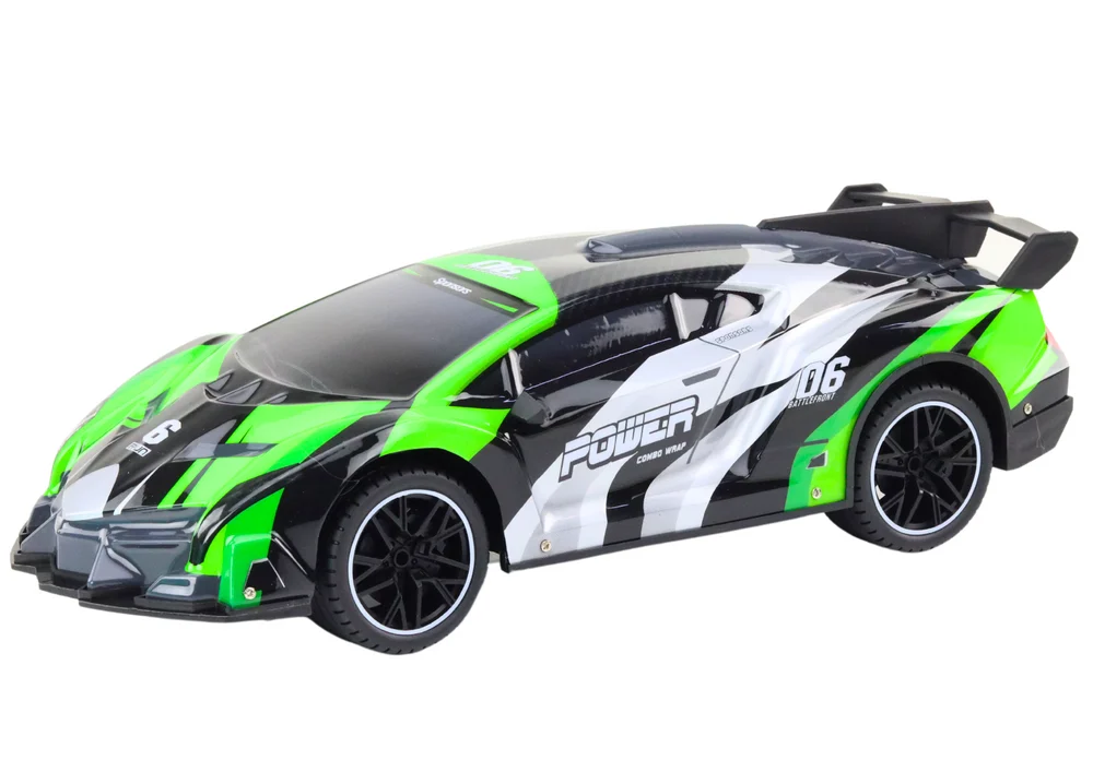 Sportski automobil na daljinsko upravljanje RC 1:10 25 km/h Svjetla zelena_2