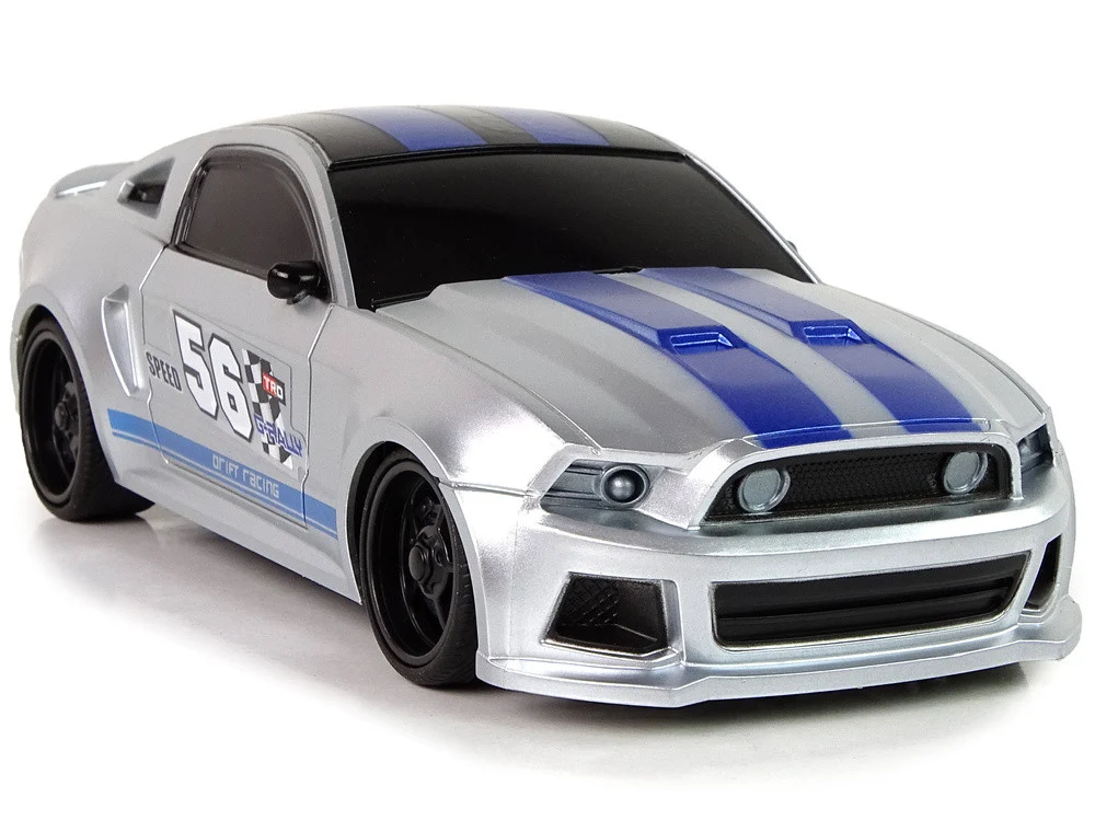 Sportski automobil na daljinsko upravljanje Speed King, 1:24, srebrni_2