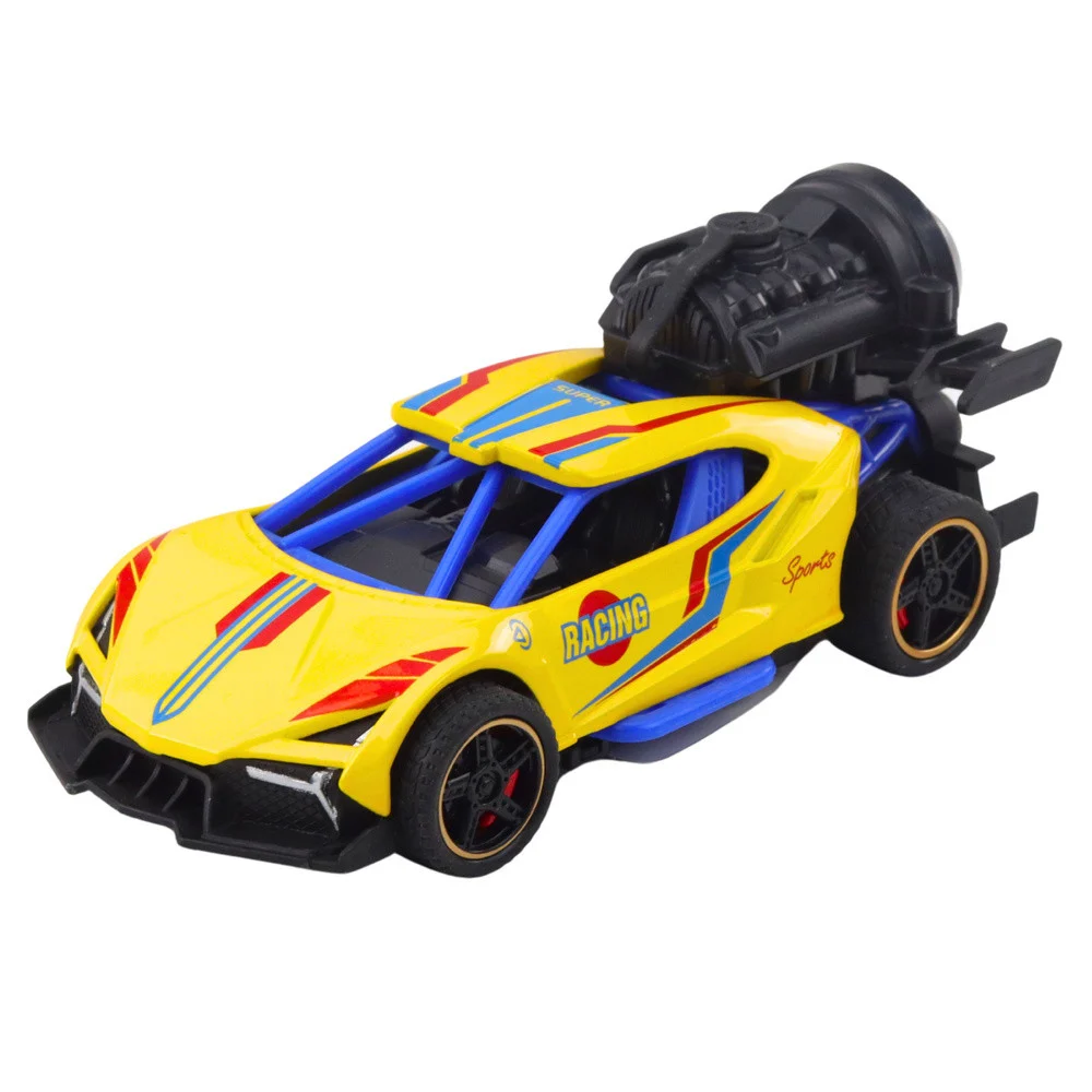 Sportski automobil sa svjetlima, zvukovima i efektom dima, miks 1:36_2