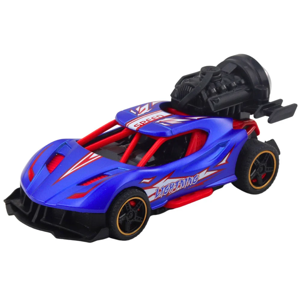 Sportski automobil sa svjetlima, zvukovima i efektom dima, miks 1:36_3