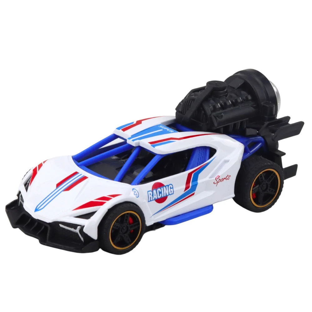 Sportski automobil sa svjetlima, zvukovima i efektom dima, miks 1:36_4