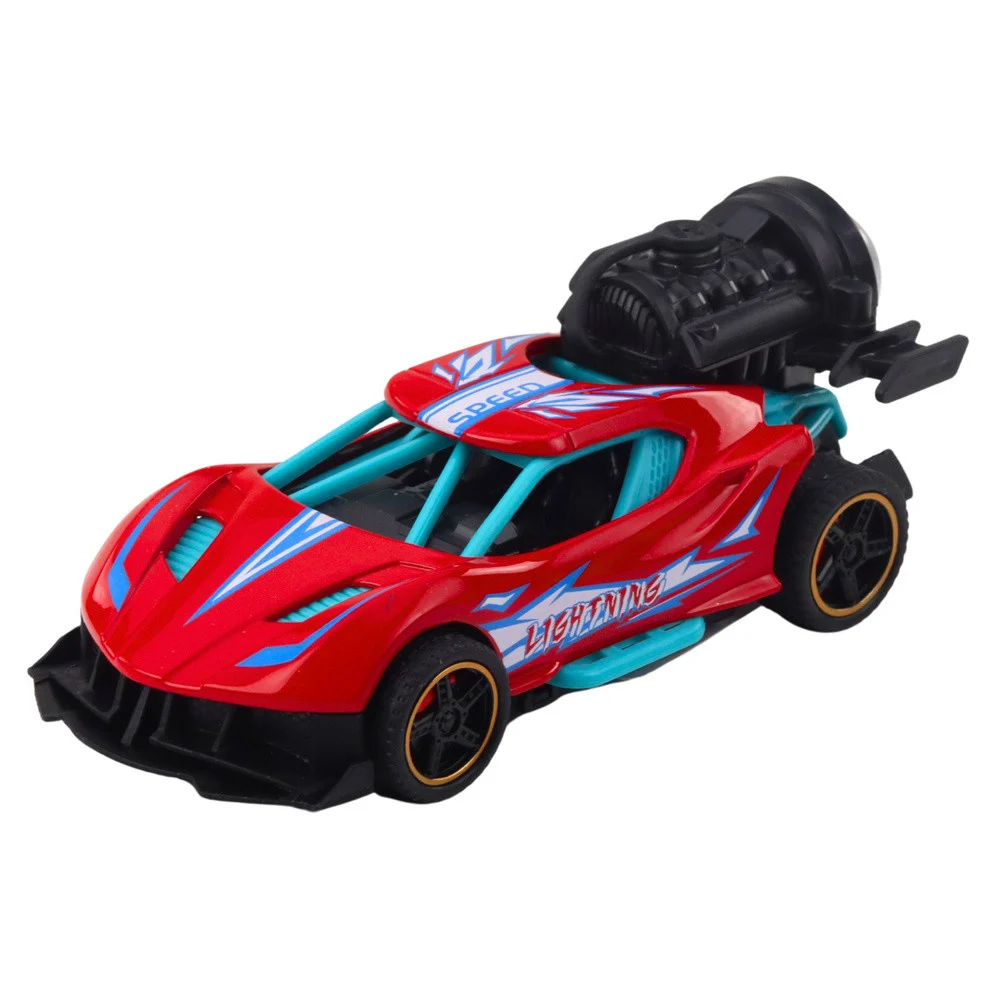 Sportski automobil sa svjetlima, zvukovima i efektom dima, miks 1:36_5