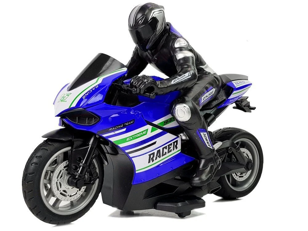 Sportski motocikl R/C 2.4G 1:10 domet 35 m, plavi_2