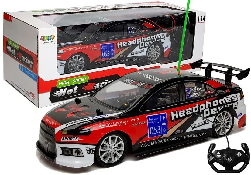 Sportski trkaći automobil na daljinsko upravljanje R/C 27Mhz crveni_1