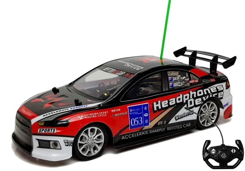 Sportski trkaći automobil na daljinsko upravljanje R/C 27Mhz crveni_2