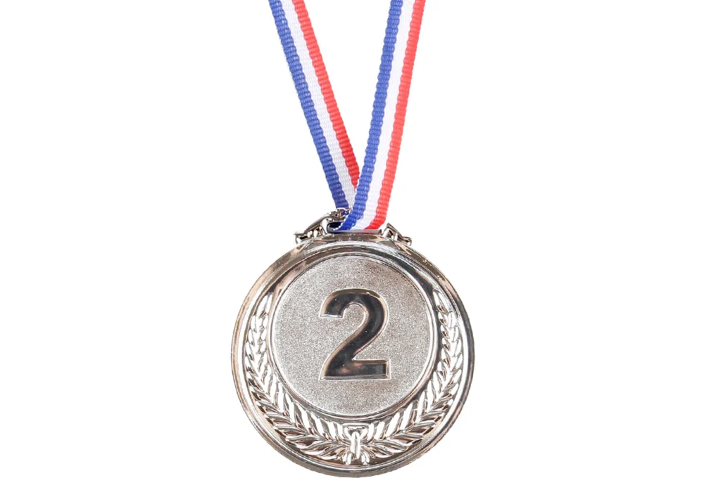 Srebrna medalja 2. mjesto Ø 6,5 cm_2