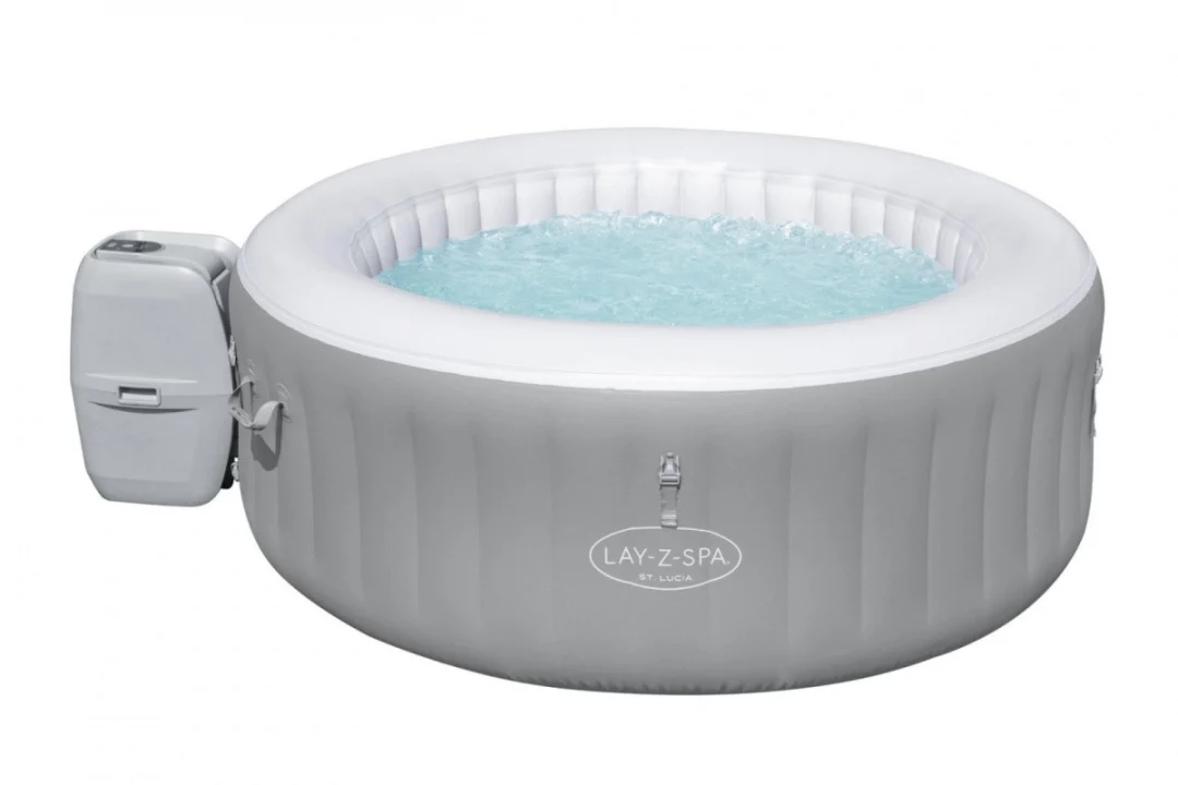 St. Lucia Lay-Z-Spa BESTWAY napuhavajuća hidromasažna kada za 3 osobe + pumpa + filter + navlaka_2