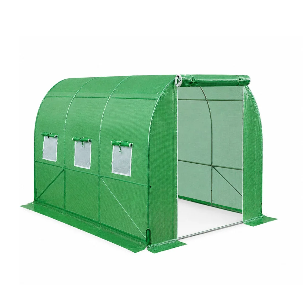 Staklenik za povrće, zeleni UV prozori, 3,5x2x2M, 7M²_10