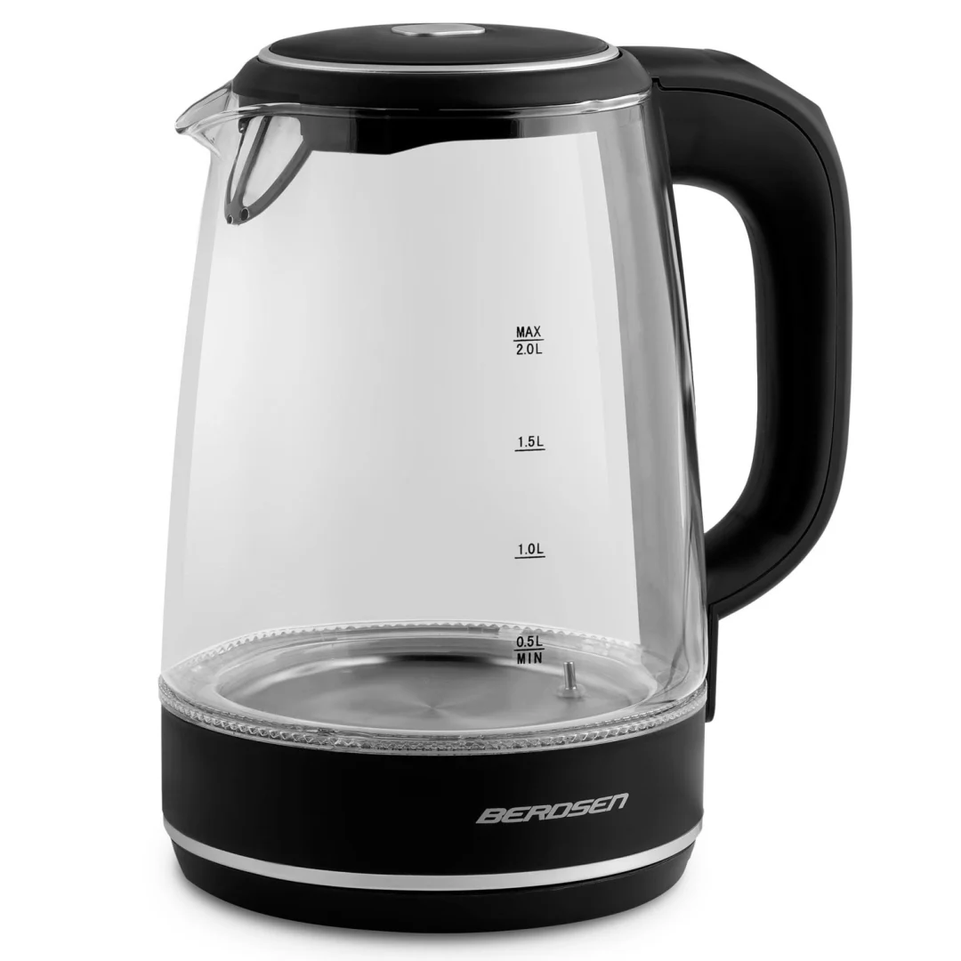 Stakleno kuhalo za vodu Berdsen BD-702, 2 l, crno_4