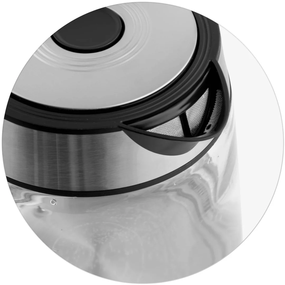 Stakleno kuhalo za vodu Berdsen BD-704, 1,7 l, crno-srebrno_5