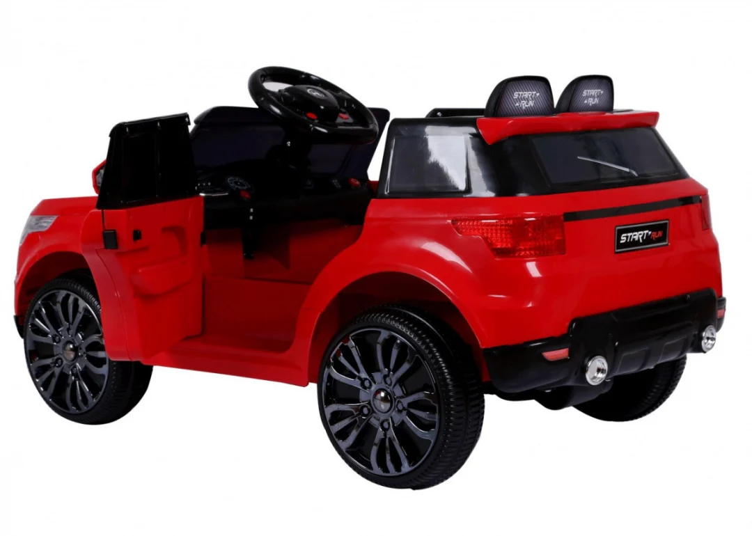 Start Run Automobil na baterije Crveni SUV + Daljinski upravljač + Sigurnosne značajke, crvena_7