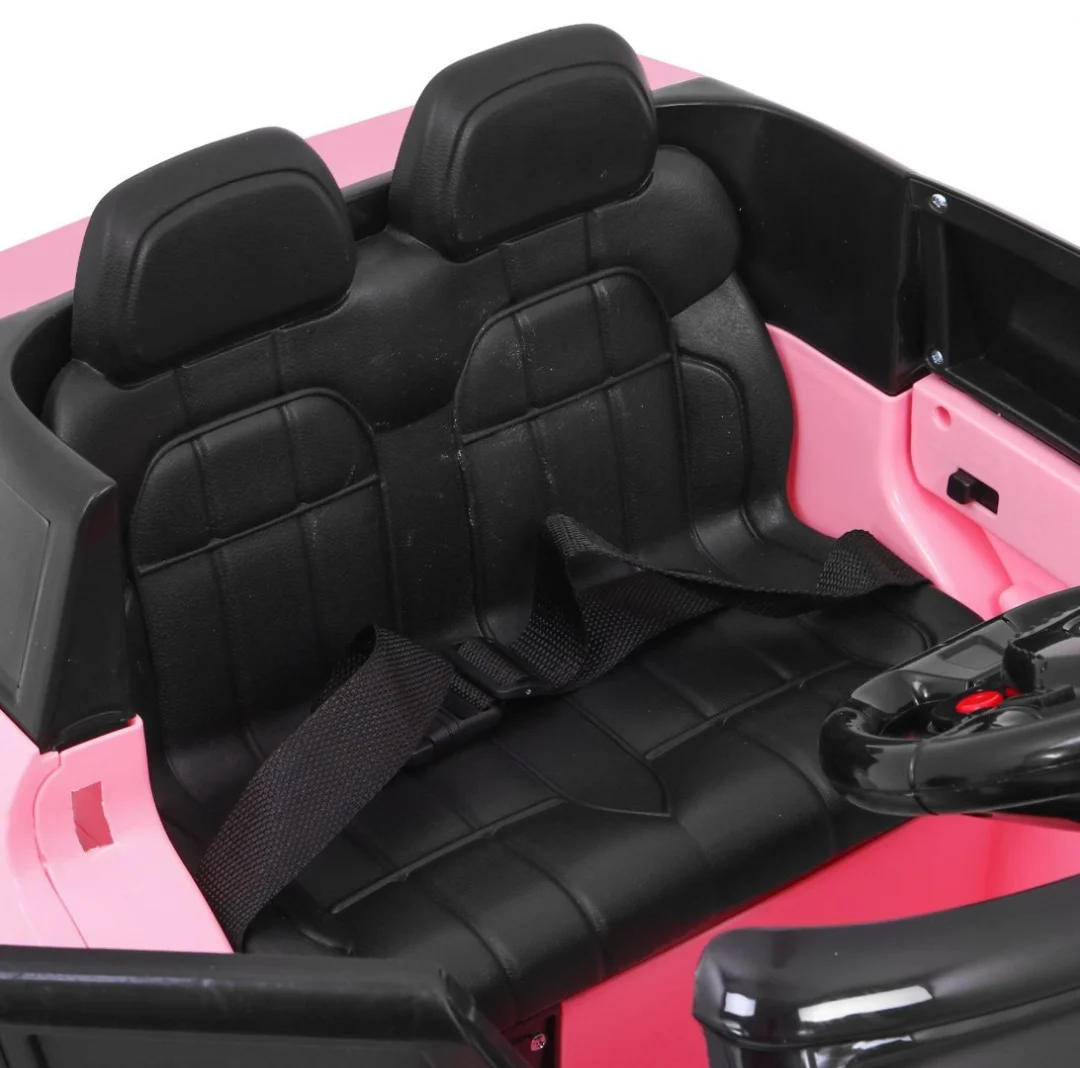 Start Run Automobil na baterije Rozi SUV + Daljinski upravljač + Sigurnosne značajke_12