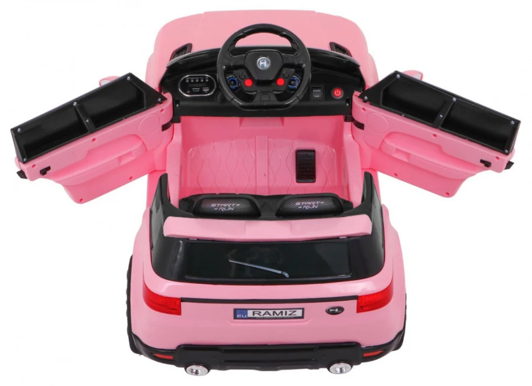 Start Run Automobil na baterije Rozi SUV + Daljinski upravljač + Sigurnosne značajke_7