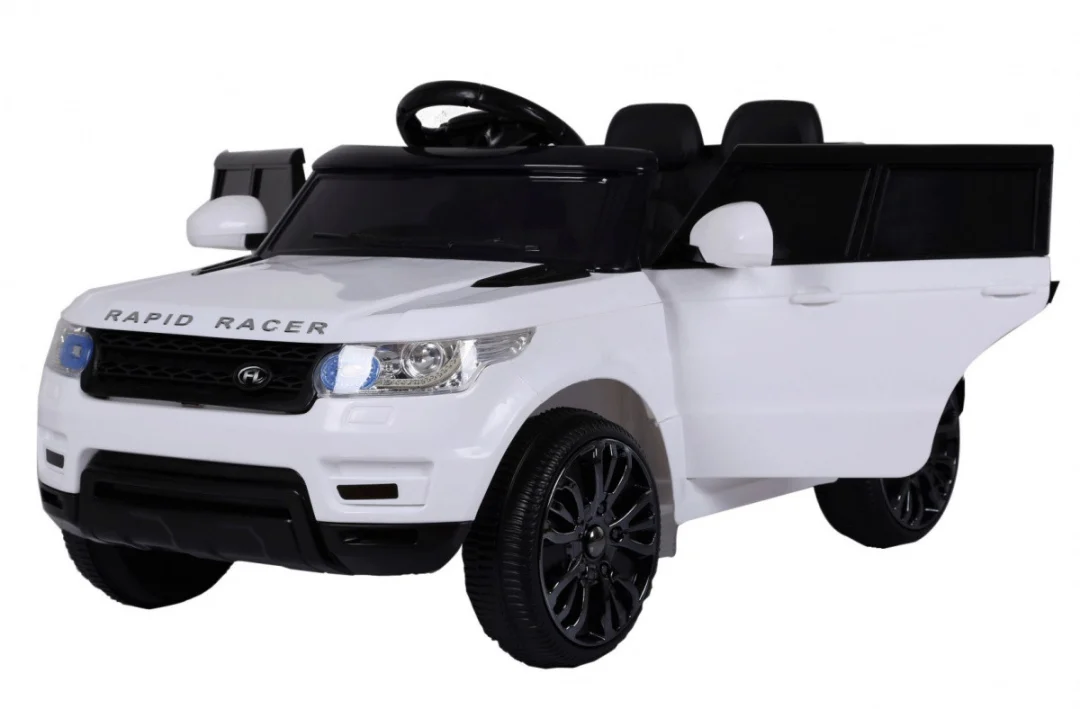Start Run automobil na baterije, bijeli SUV + daljinski upravljač, bijela_4