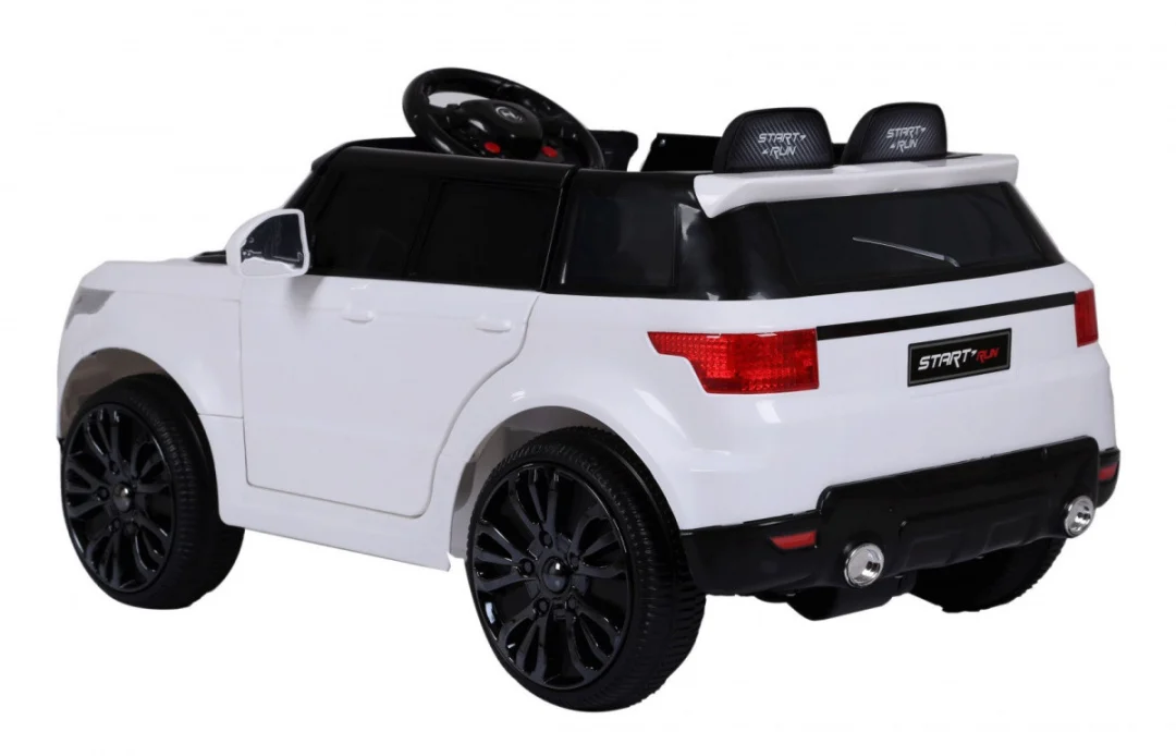 Start Run automobil na baterije, bijeli SUV + daljinski upravljač, bijela_6