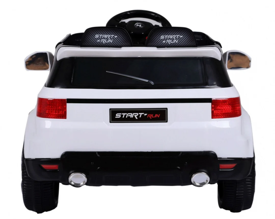 Start Run automobil na baterije, bijeli SUV + daljinski upravljač, bijela_8