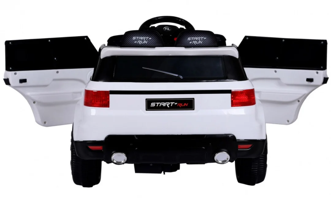 Start Run automobil na baterije, bijeli SUV + daljinski upravljač, bijela_9
