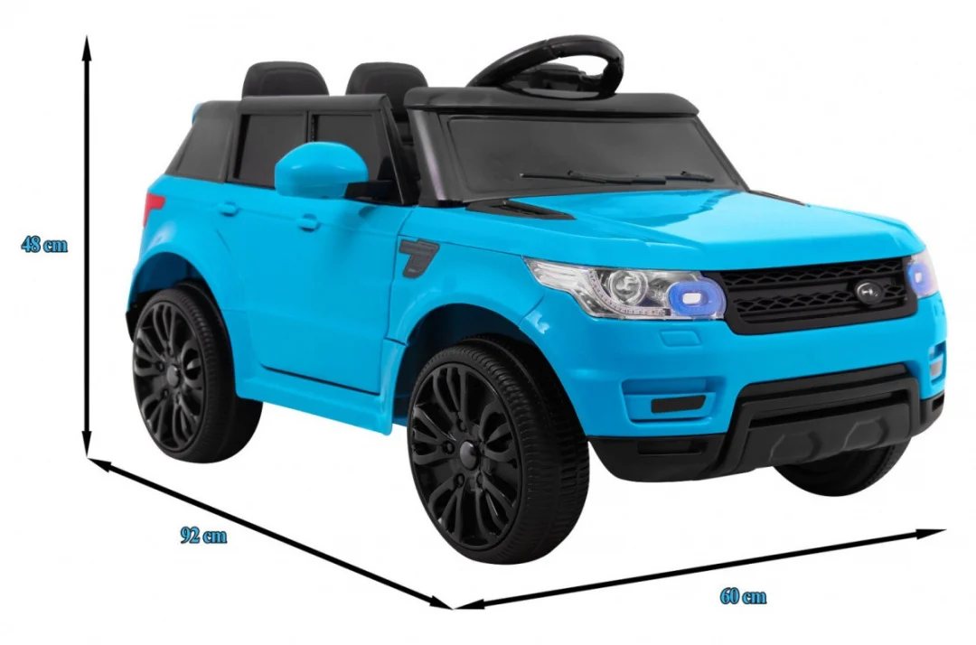 Start Run automobil na baterije, plavi SUV + daljinski upravljač + sigurnosne značajke, plava_2