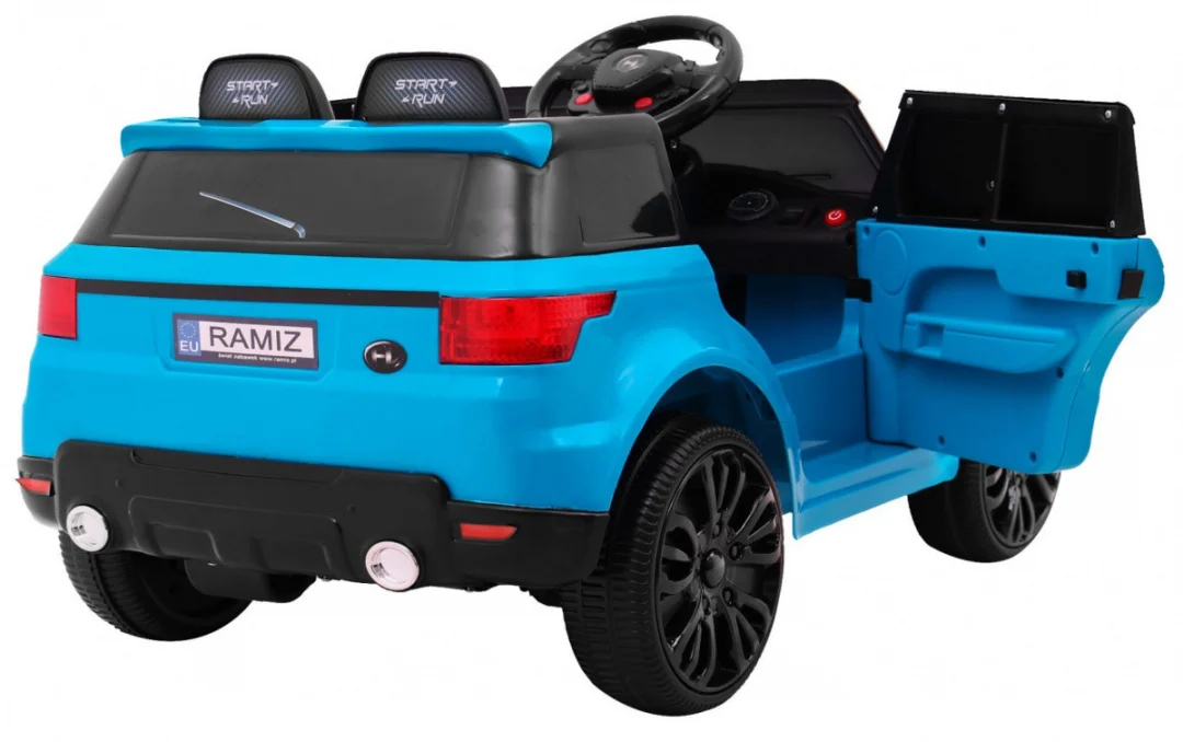 Start Run automobil na baterije, plavi SUV + daljinski upravljač + sigurnosne značajke, plava_4