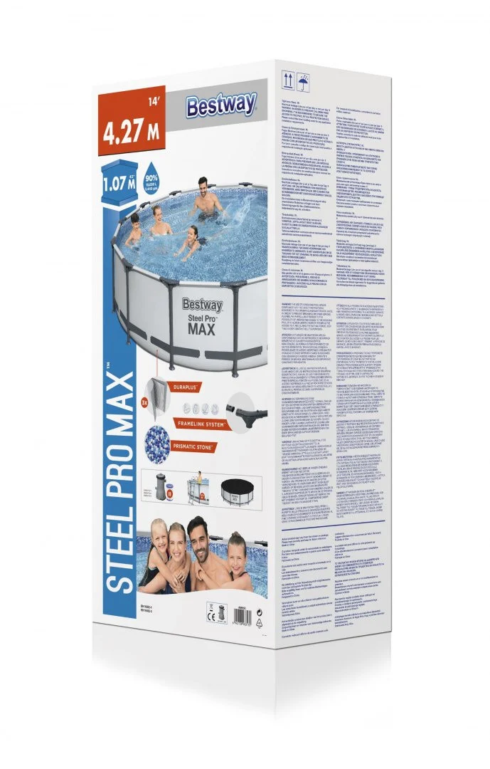 Steel Pro MAX bazen s okvirom 427x107cm 14ft Bestway 5u1 + pribor_8