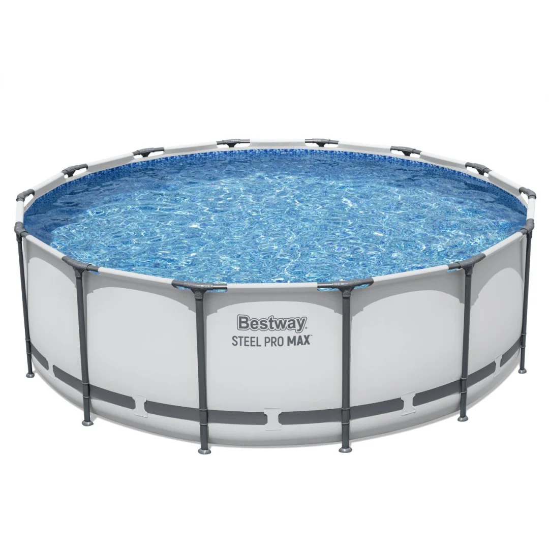 Steel Pro MAX bazen s okvirom 427x122 sivi 14ft BESTWAY 5u1 + pribor_2