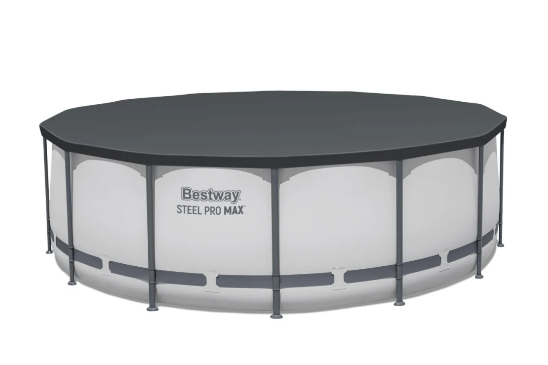 Steel Pro MAX bazen s okvirom 427x122 sivi 14ft BESTWAY 5u1 + pribor_6