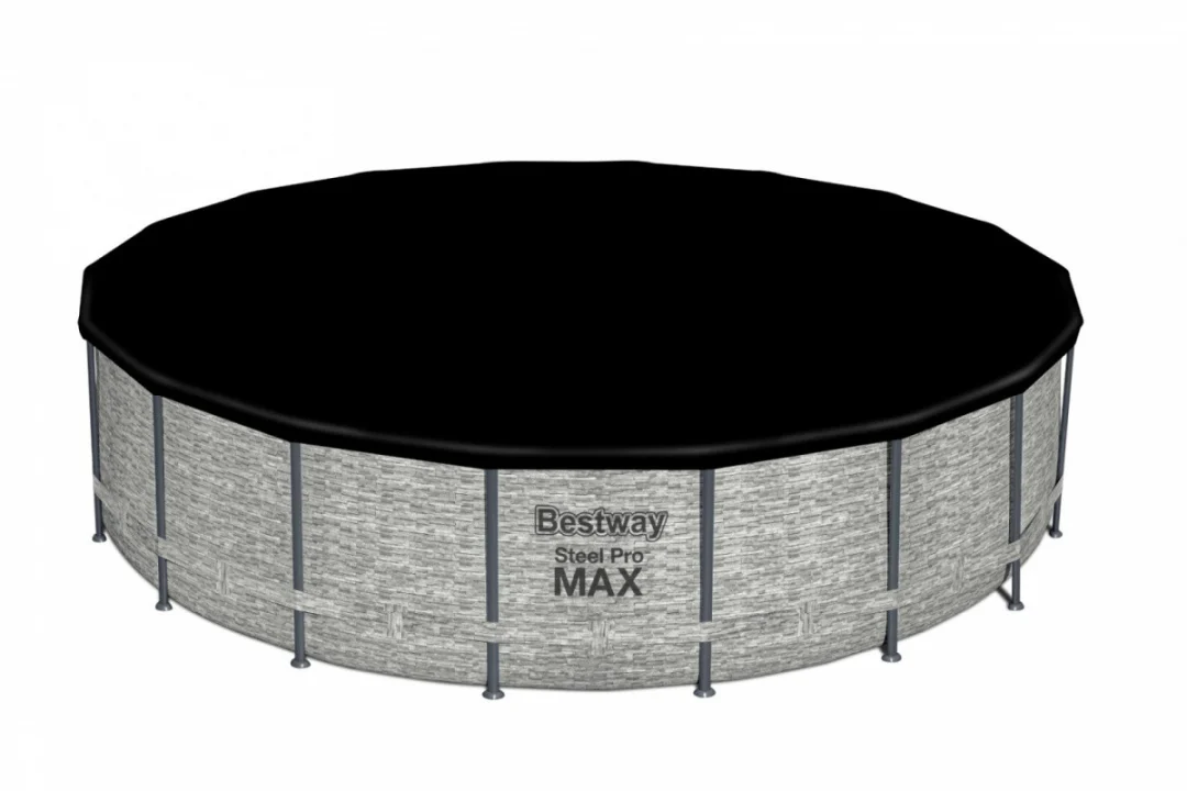 Steel Pro MAX bazen s okvirom 549x122, imitacija kamena, 18 stopa, BESTWAY 5 u 1 + pribor_7