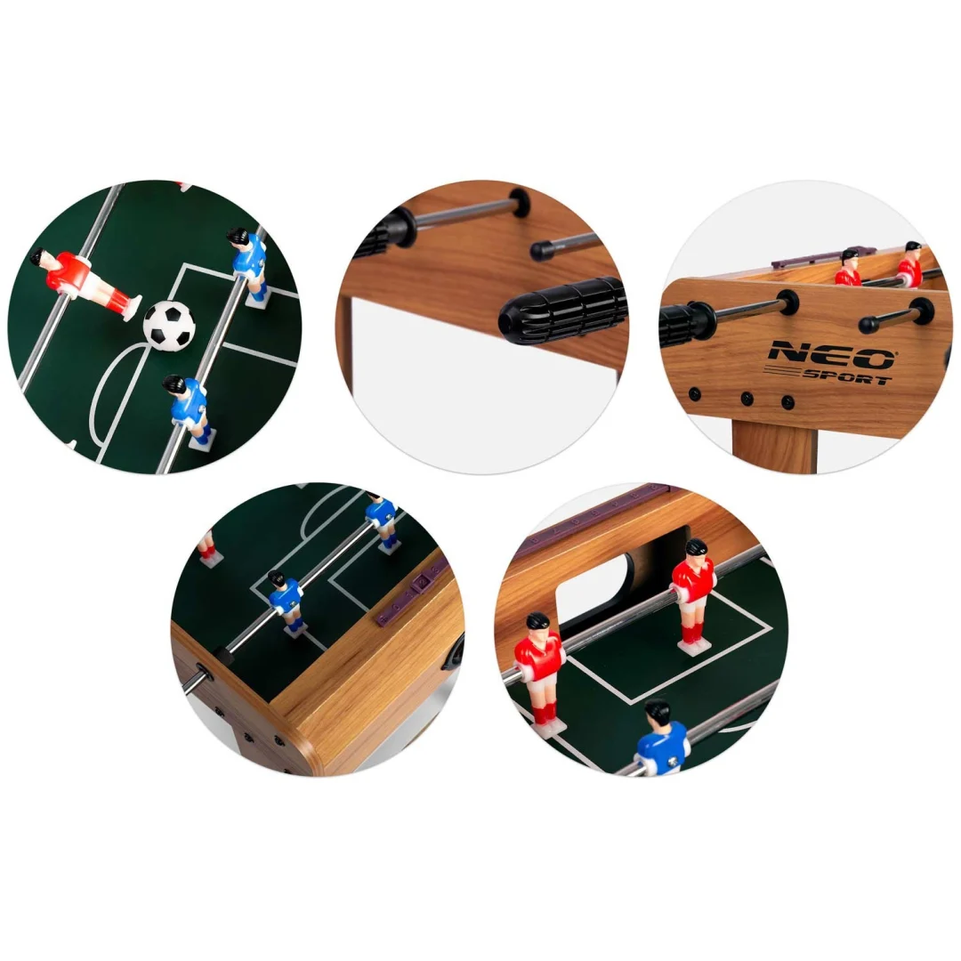 Stol za stolni nogomet Neo-Sport NS-802, 70 × 37 × 62 cm, drveni_11