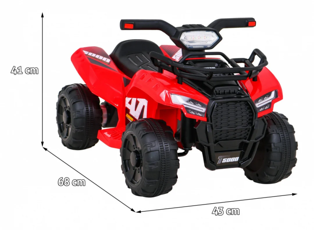 Storm dječji quad na akumulator, crveni_2