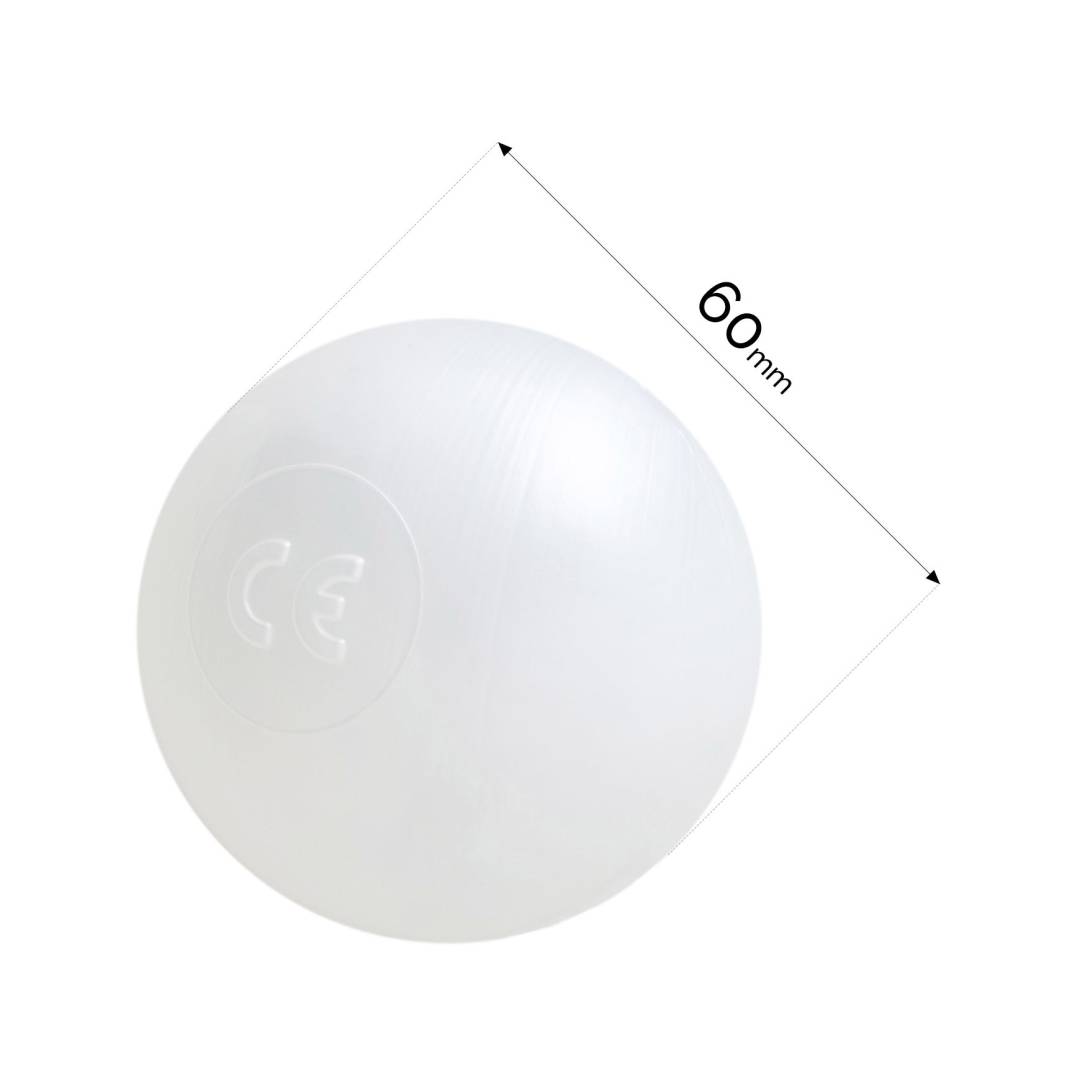 Suhe kuglice za bazen, 6 cm, set od 200: biserne_5