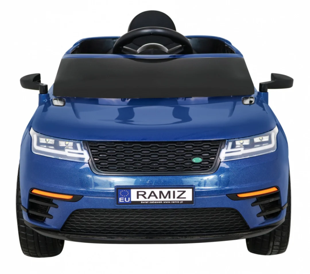 Super-S dječji automobil na baterije, plavi + daljinski upravljač + spori start + EVA kotači, plava_3