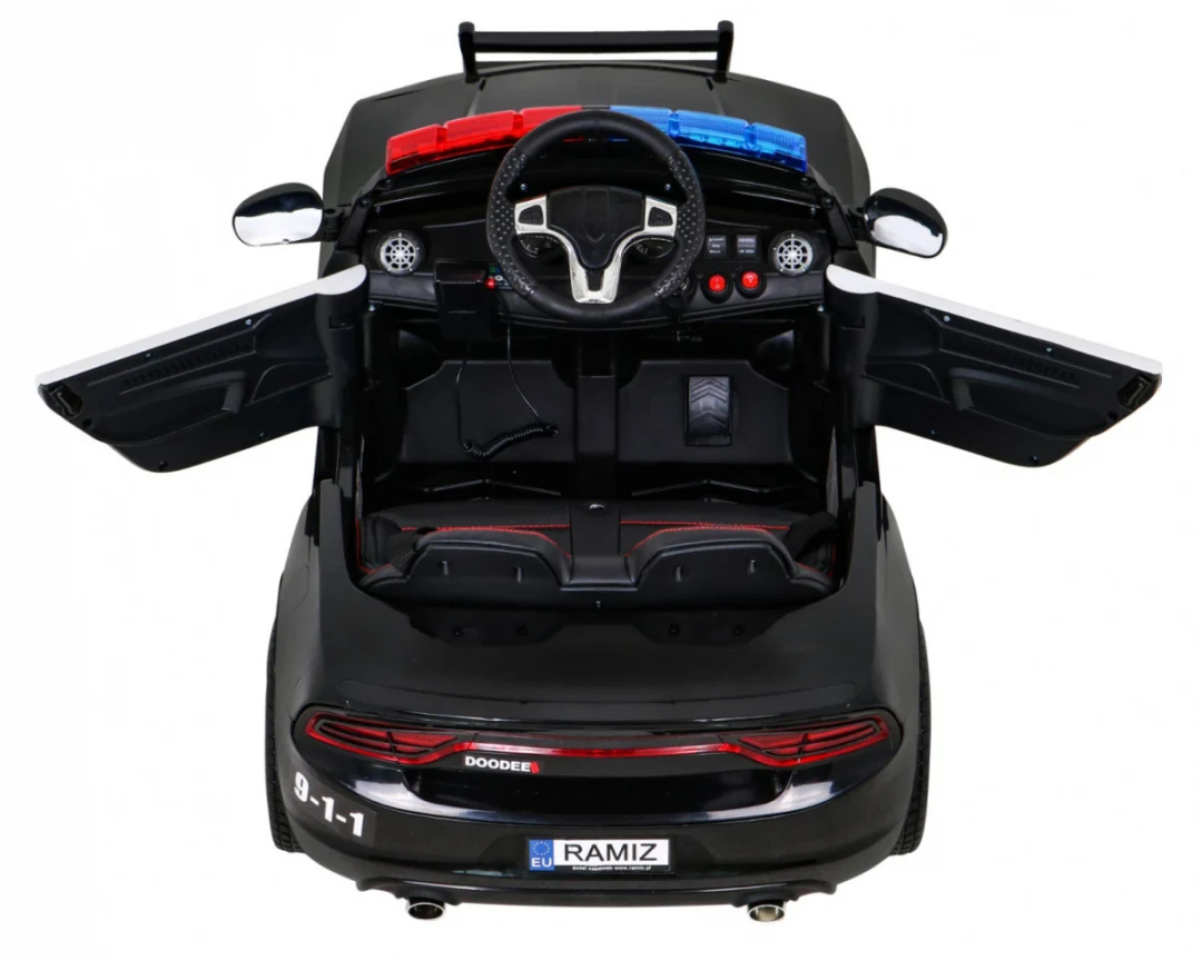 Super-policijsko vozilo, policijski automobil, crna_9