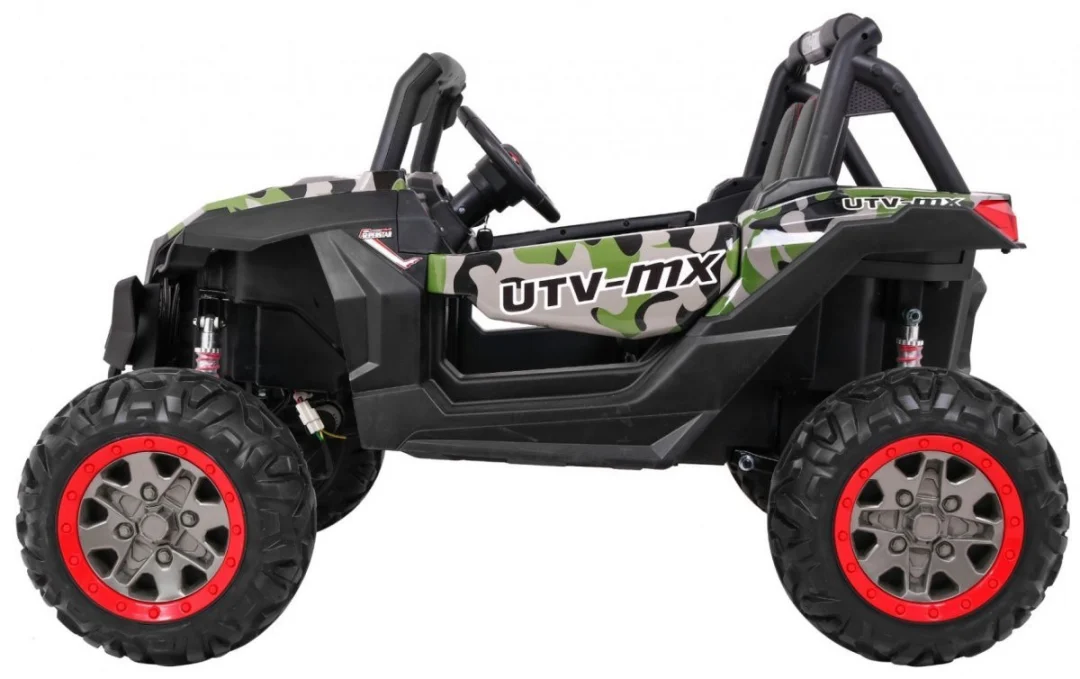 SuperStar Buggy za djecu Moro + MP4 + 4x4 pogon + Daljinski upravljač + Nosač za prtljagu, crna_5