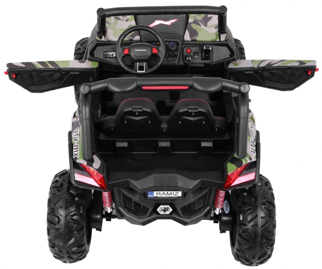 SuperStar Buggy za djecu Moro + MP4 + 4x4 pogon + Daljinski upravljač + Nosač za prtljagu, crna_7