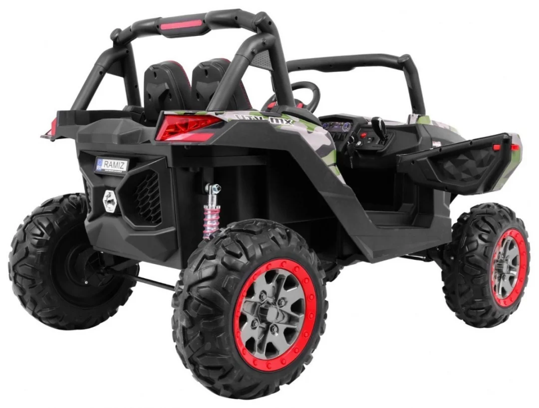SuperStar Buggy za djecu Moro + MP4 + 4x4 pogon + Daljinski upravljač + Nosač za prtljagu, crna_8