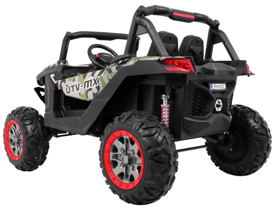 SuperStar Buggy za djecu Moro + MP4 + 4x4 pogon + Daljinski upravljač + Nosač za prtljagu, crna_9
