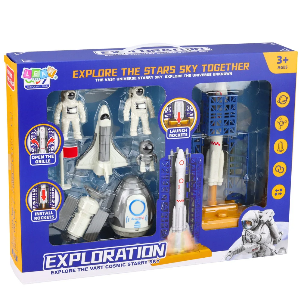 Svemirski set raketa lansirni toranj i šatl_6
