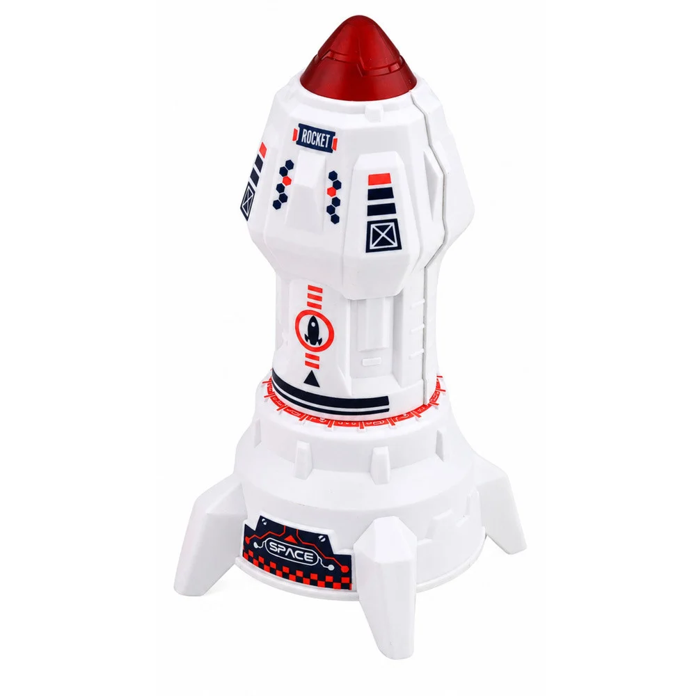 Svemirski set s raketom, šatlom, satelitom i astronautom_5